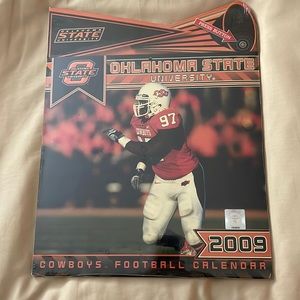 Oklahoma state vintage calendar